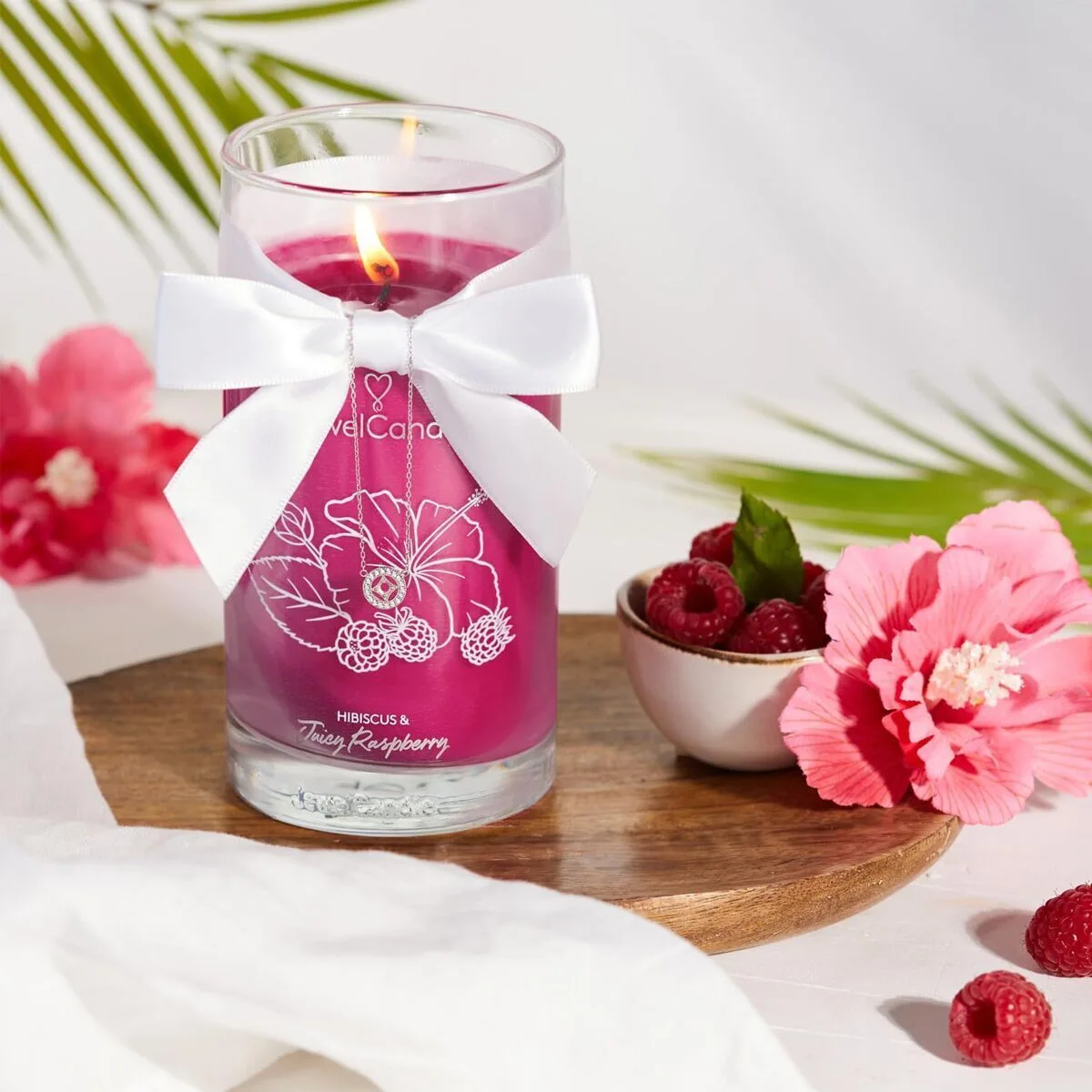 Hibiscus & Juicy Raspberry (Halskette) 400g Blume, Blütenblatt, Pflanze