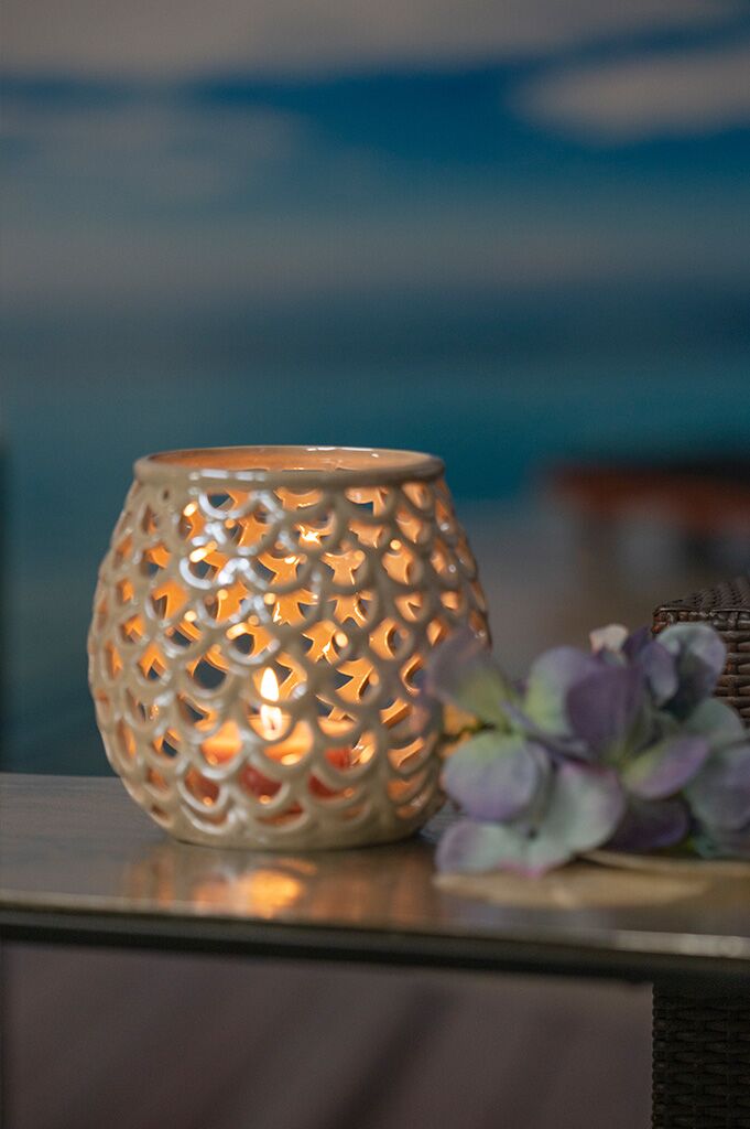 pitello-sand-einzel Tischlicht Pitello 11cm sand