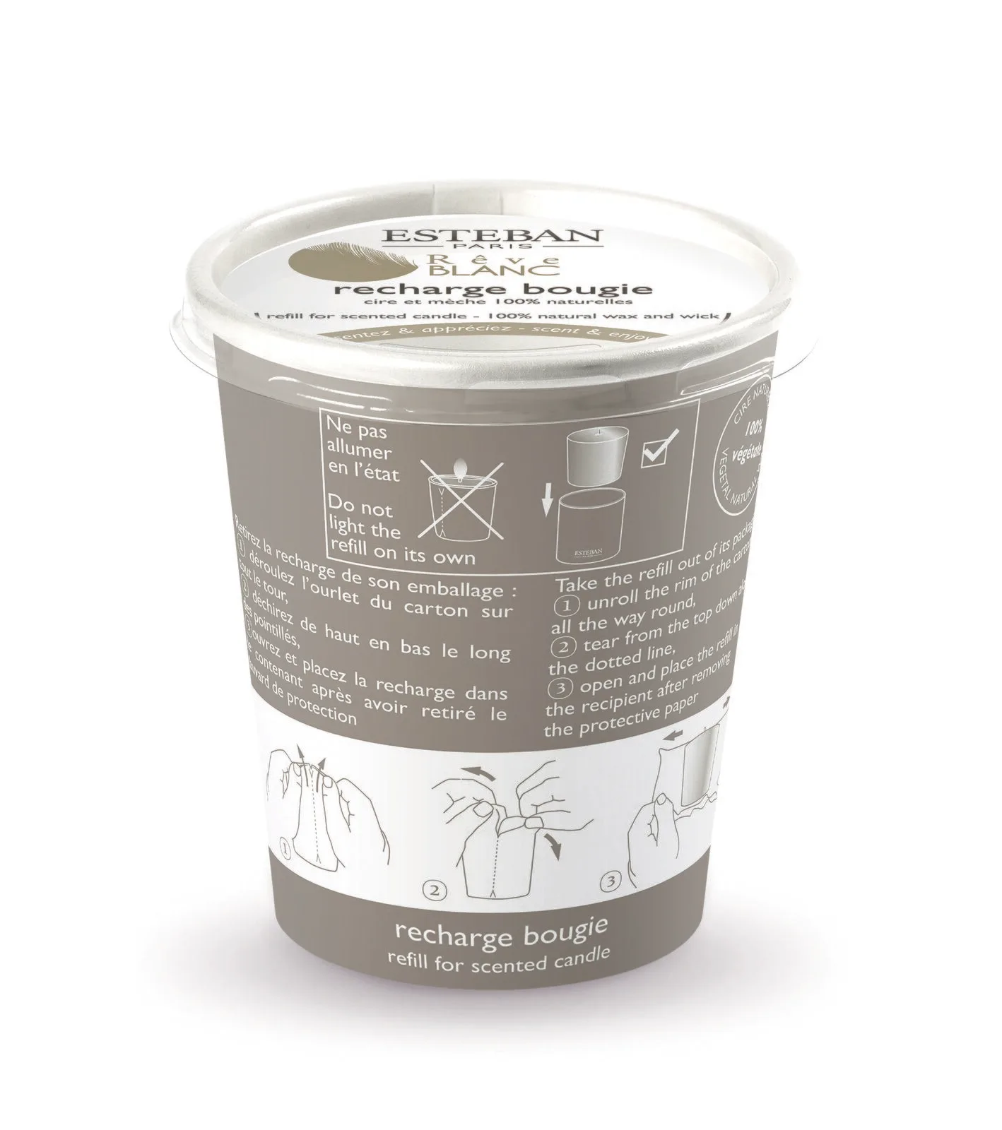 REV-009 Weißer Traum Nachfüller für Duftkerze 170g