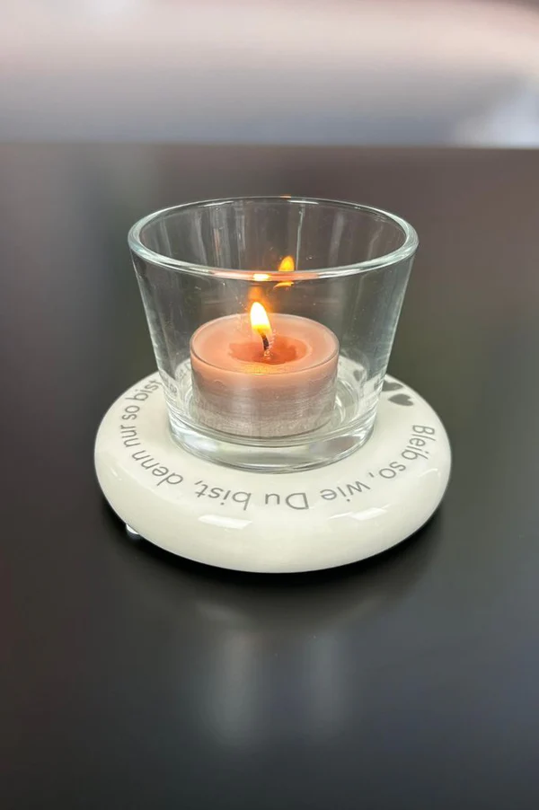Dekolicht Lumina mit Glas Visco "Bleib so..." Dekolicht Lumina mit Glas Visco "Bleib so..."