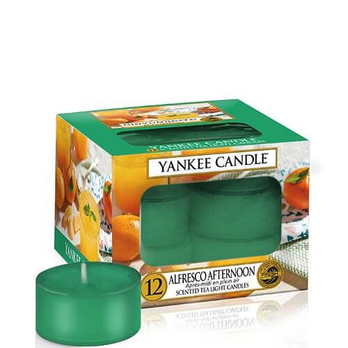 Alfresco Afternoon 12 St. Teelichter Kerzen von Yankee Candle