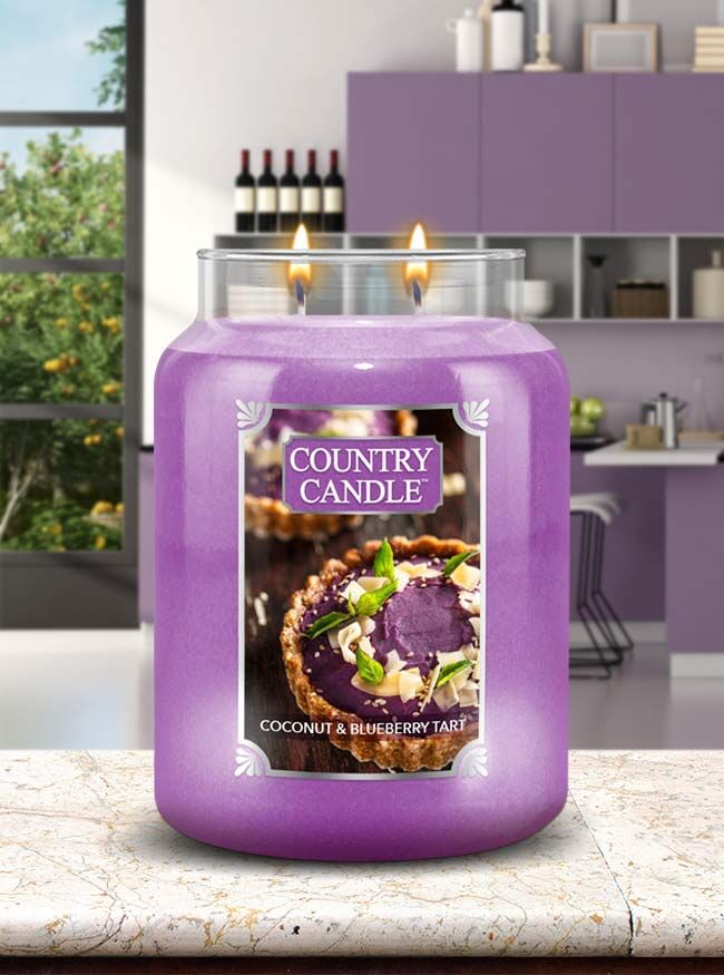 650x875px_CCLarge_coconut_bluberry_tart_650x Coconut & Blueberry Tart 680g