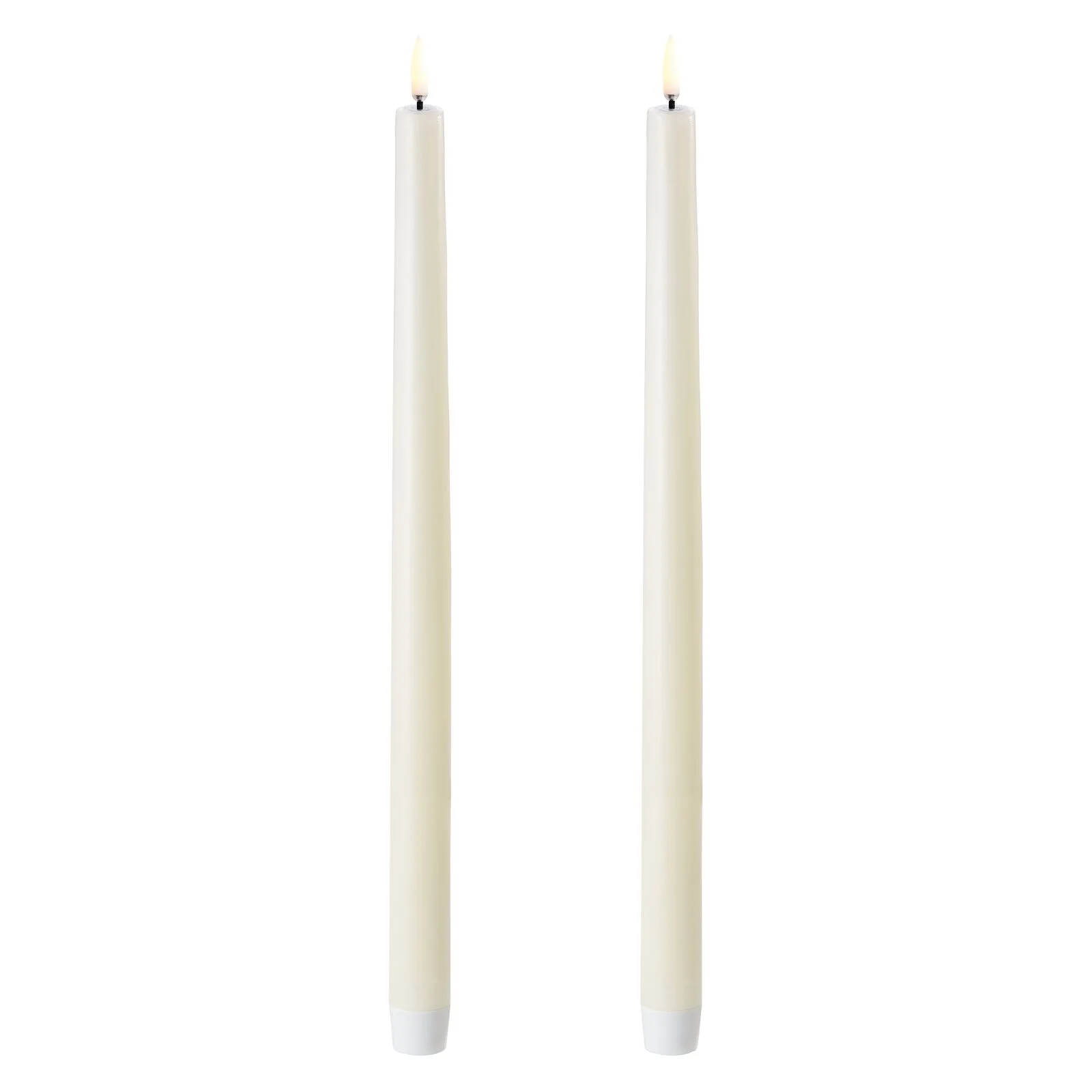 UL-TA-IV02535-2 Uyuni LED Tafelkerze 35cm ivory 2 Stück