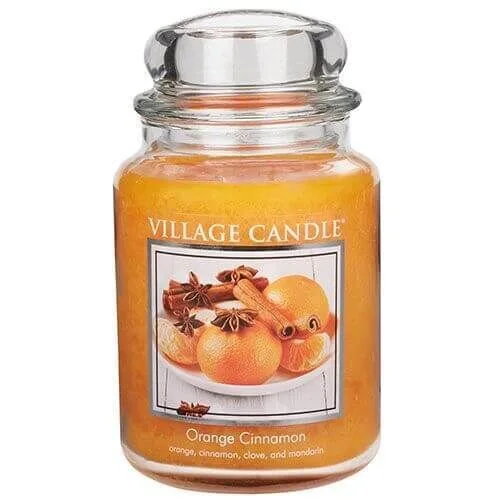 106326341 Village Candle Orange Cinnamon 645g