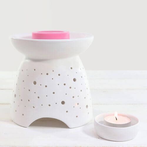 3 JuwelKerze - Große Keramik Duftlampe