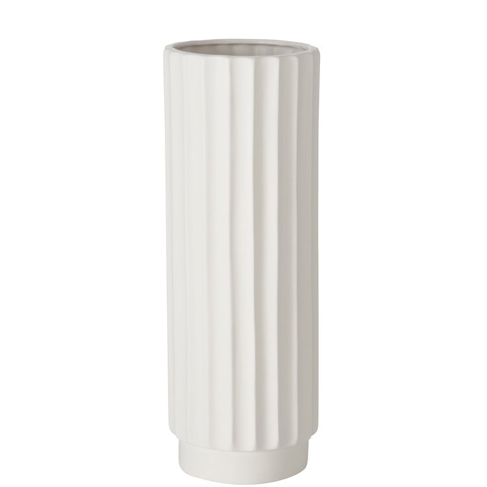 Vase Vianello Keramik weiß 41cm