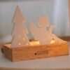 Lichtobjekt Sandane Engel 12cm cremeweiß