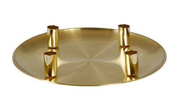 126926_s Kerzenhalter Sago Gold 30cm