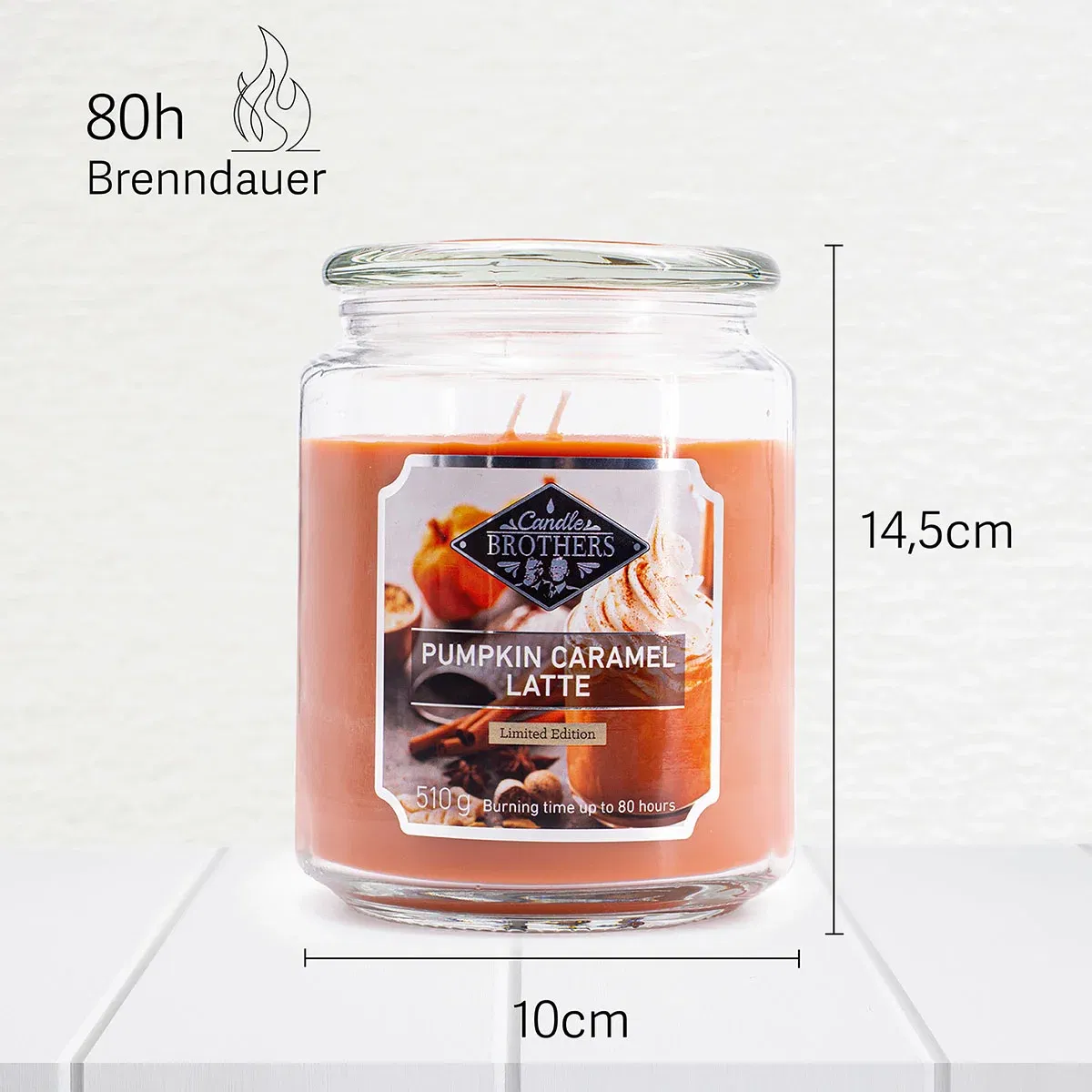 Pumpkin Caramel Latte 510g Candle Brothers Duftkerze
