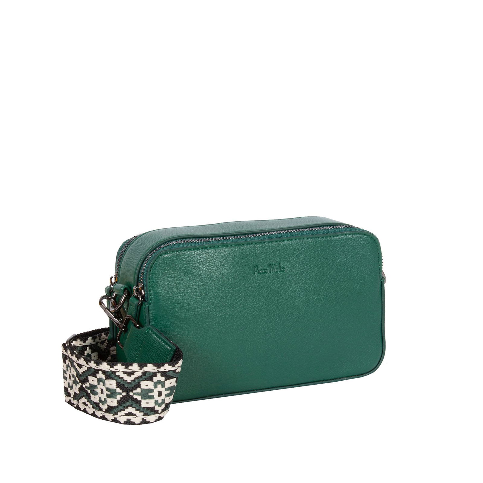 Vera Schultertasche Boxbag dunkelgrün