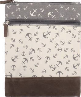 Cotton Crossbag 004 (Grey-White)