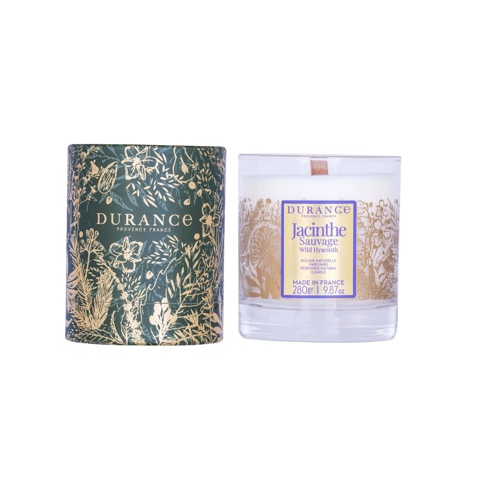 Wilde Hyazinthe Duftkerze 280g Flasche