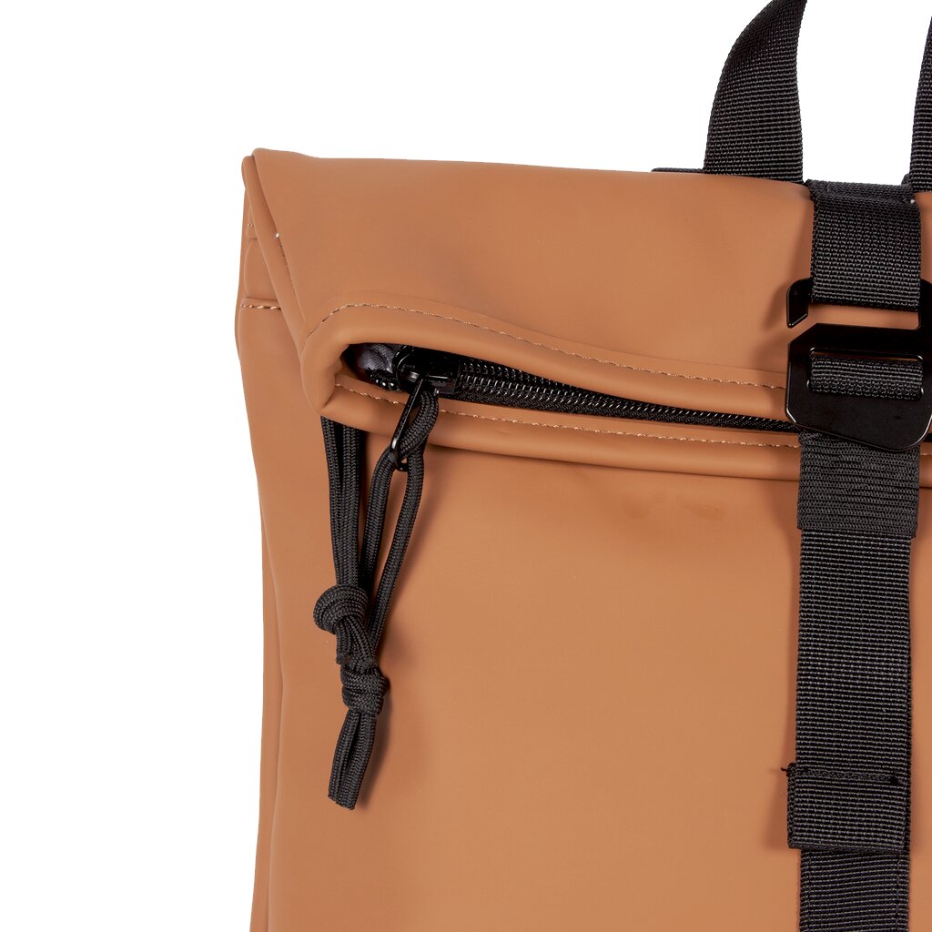 Mart - Los Angeles Rolltop Mini Rucksack cognac
