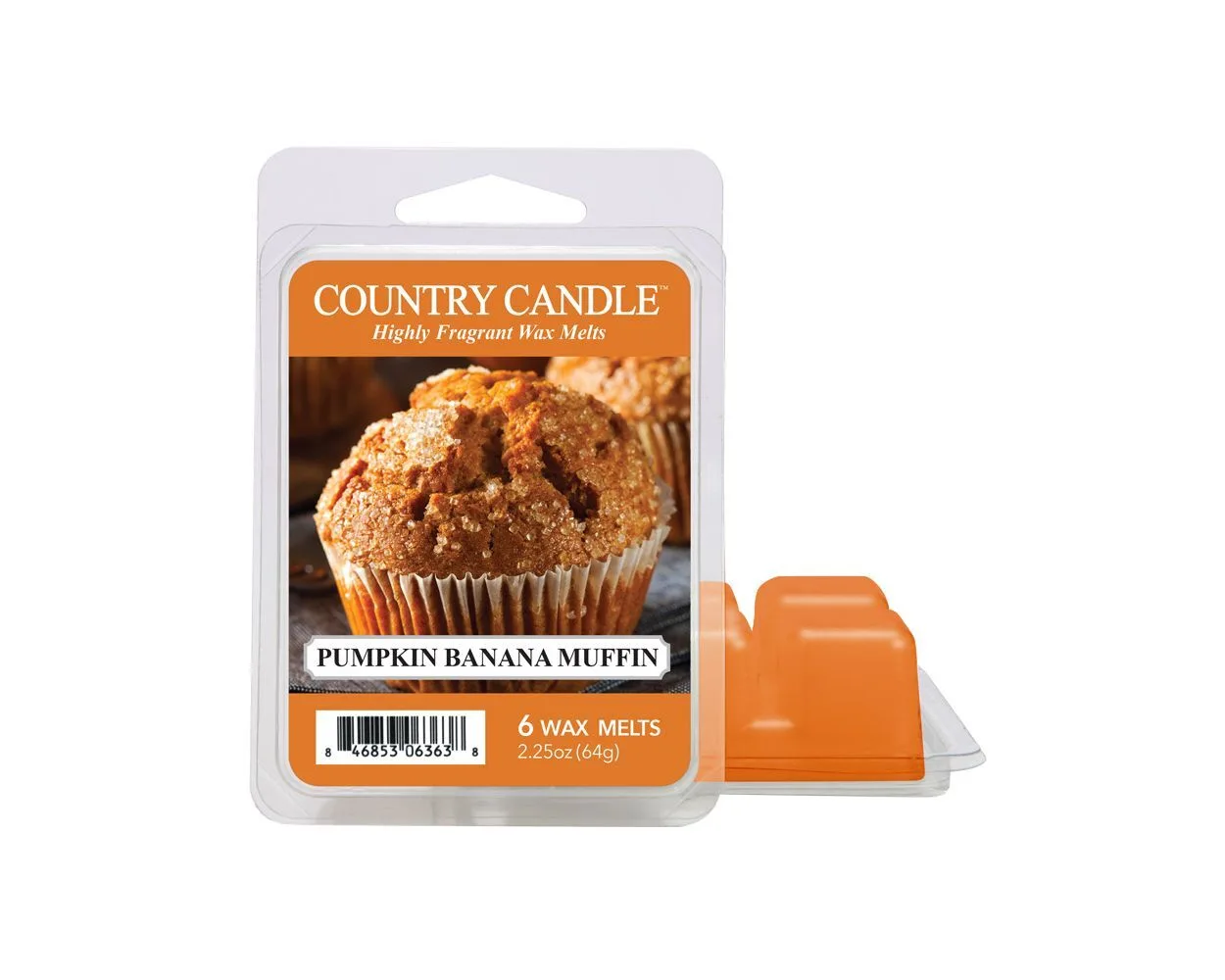 13953_american_heritage_country_candle_pumpkin_banana_muffin_wax_melts_1 Pumpkin Banana Muffin Wax Melts 64g