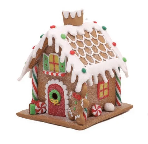 haus1 Deko Lebkuchenhaus 13cm Variante 1