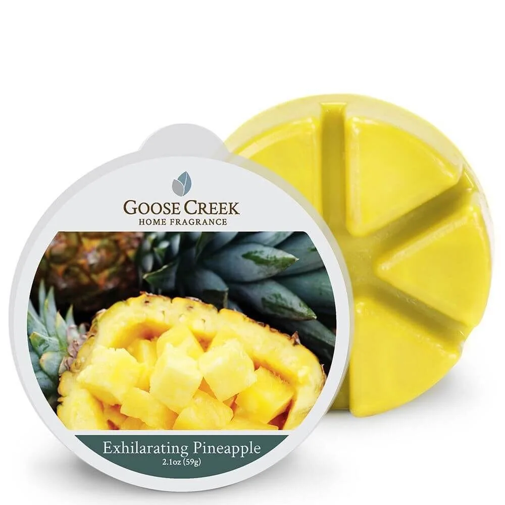 EW201-Exhilarating-Pineapple-Wax-Melts Goose Creek Candle Exhilarating Pineapple 59g