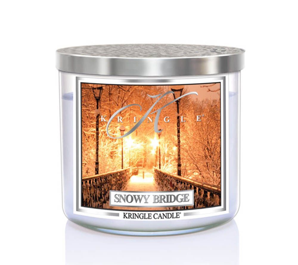 snowy_bridge_kringle_candle_silver_lid_american_heritage Snowy Bridge 396g Tumbler 3-Docht