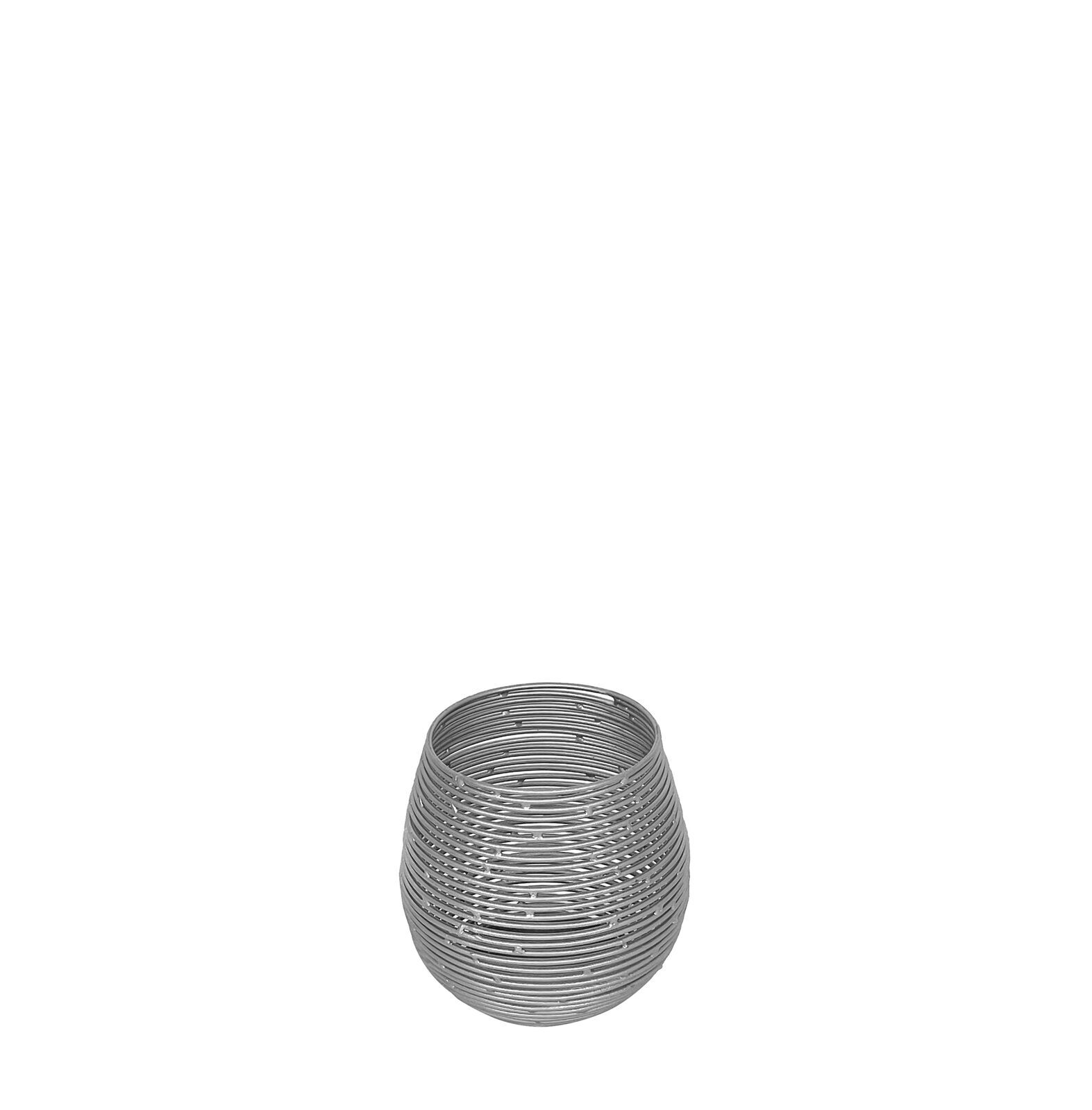 1120012897 Tischlicht Thorin silber 10cm