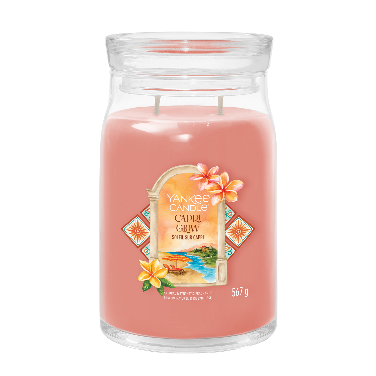 Capri Glow Signature Large Jar 567g 2-Docht