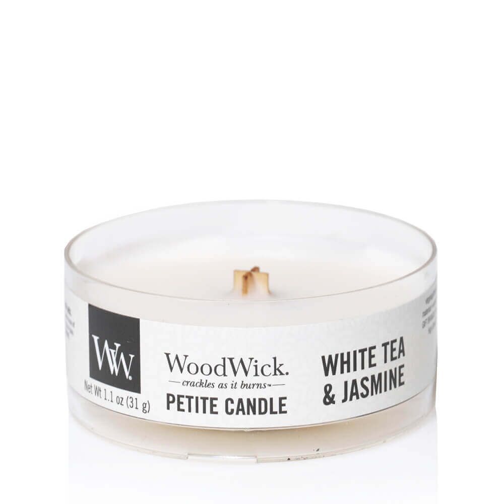 66062 White Tea & Jasmine Petite Candle 31g von Woodwick