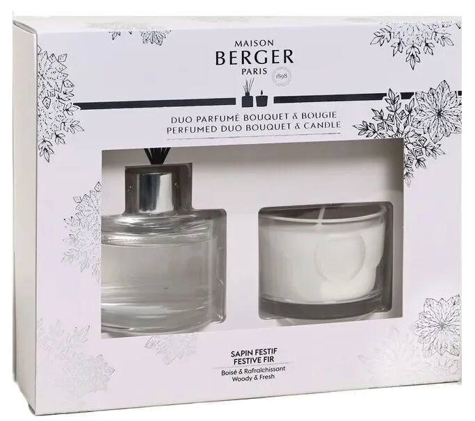 unterdemtannenbaumwinterset1 Unter dem Tannenbaum Raumduft Set Diffuser + Duftkerze