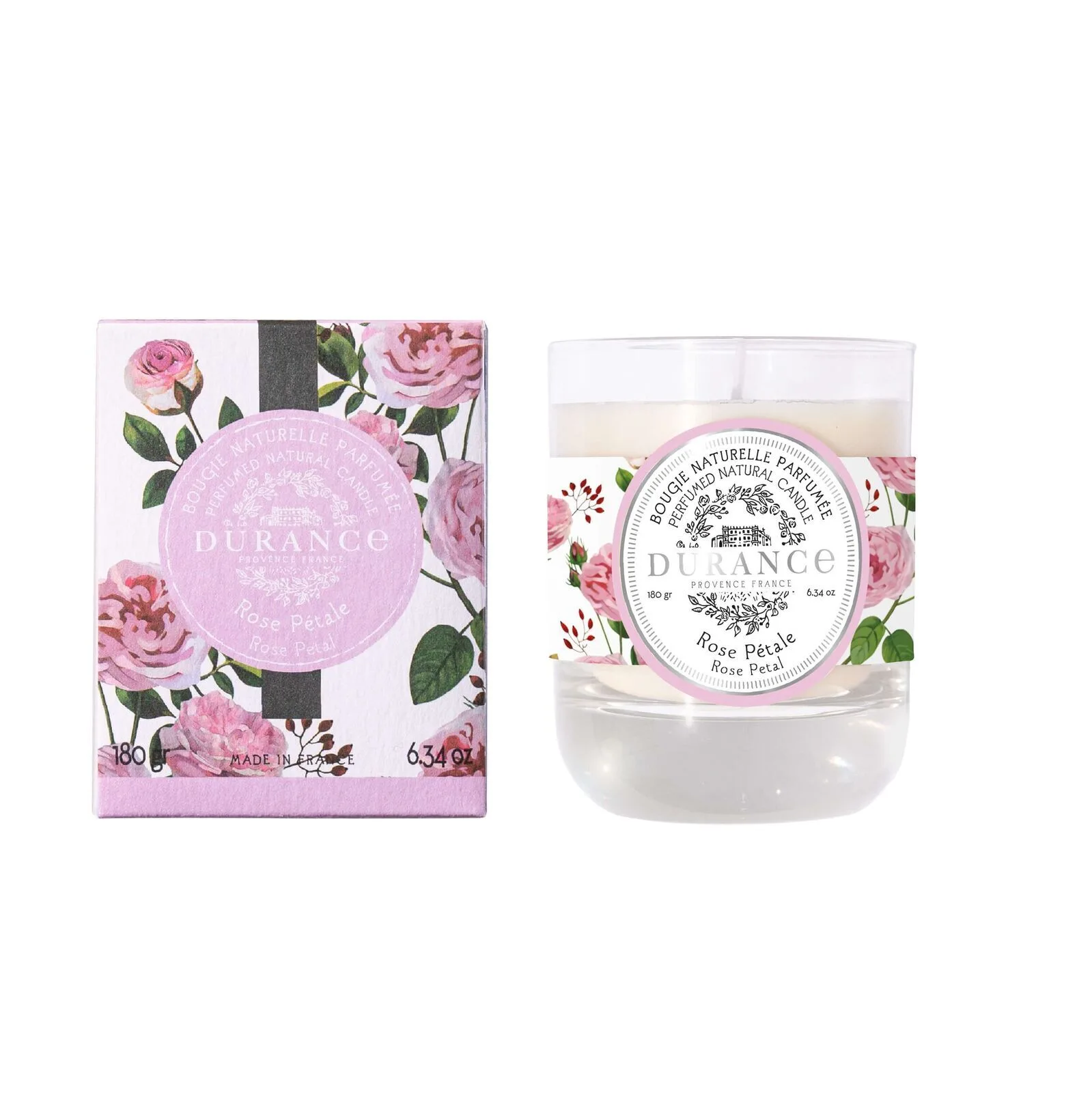 Rose-Petal Rosenblütenblatt Duftkerze 180g