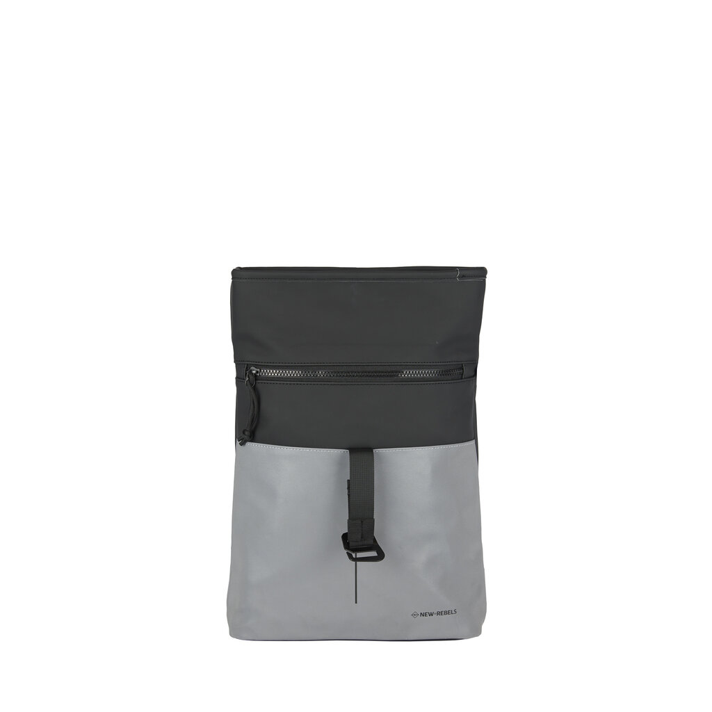 Bowie - Los Angeles Rolltop Rucksack schwarz