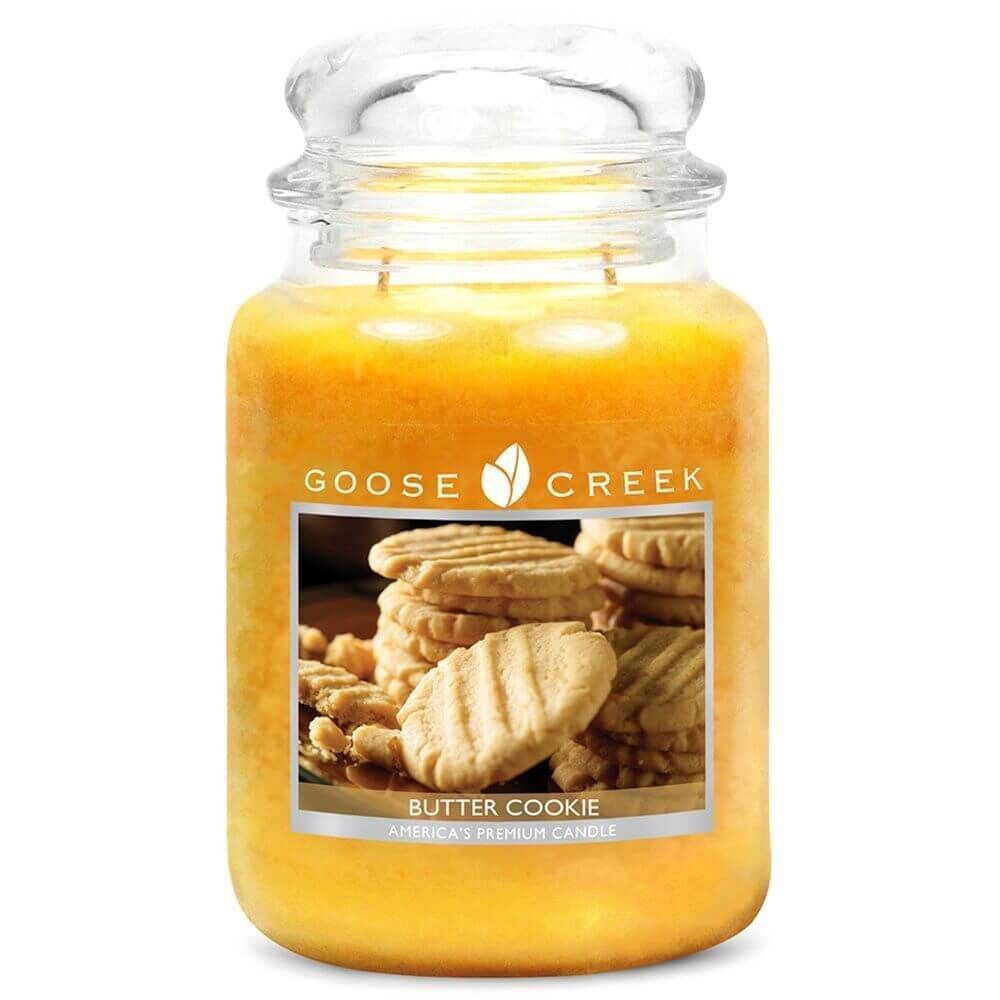 ES2603-Butter-Cookie-24oz-Jar Goose Creek Candle Butter Cookie 680g