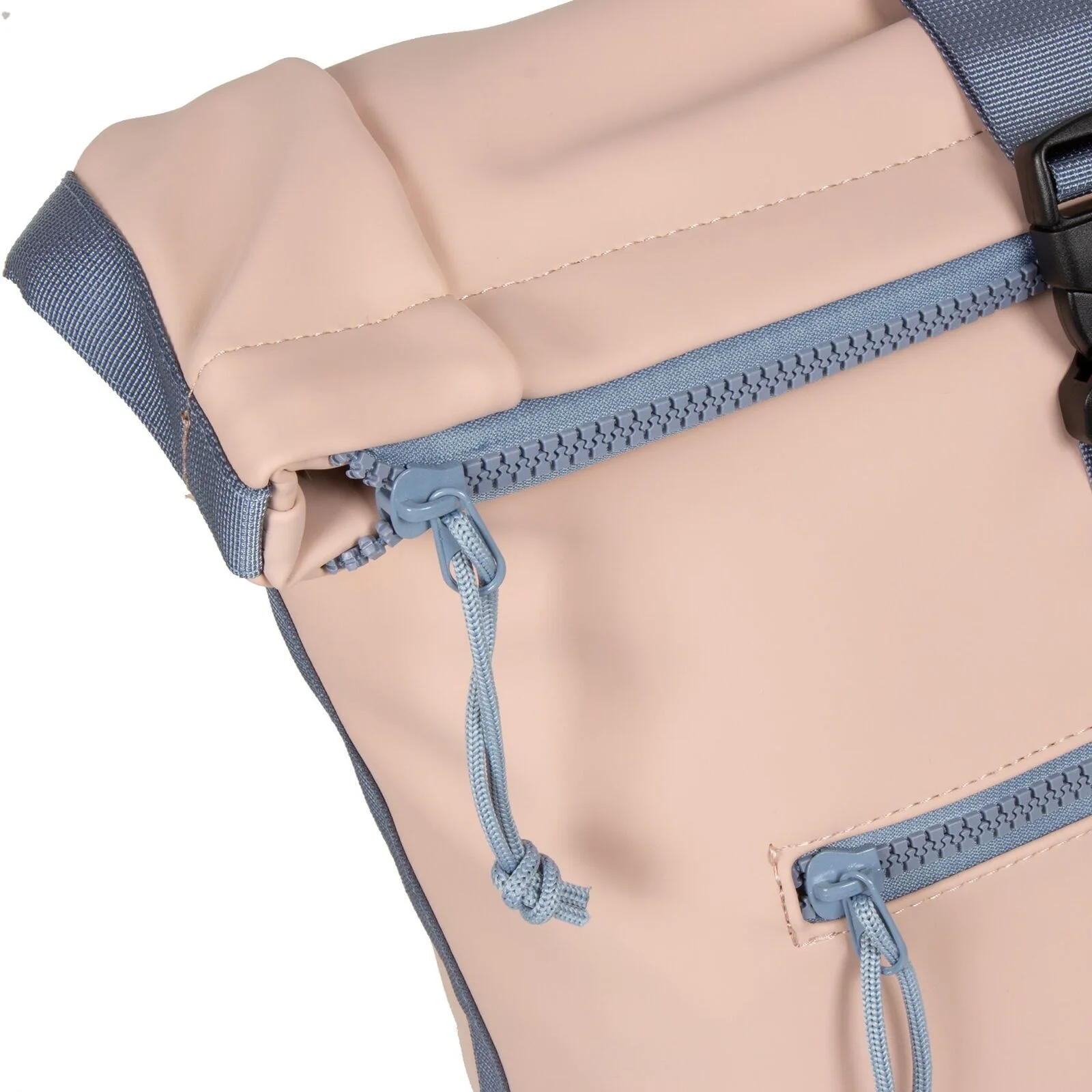 AWBQq4sw Tim - New York Rolltop Rucksack hellrosa/hellblau