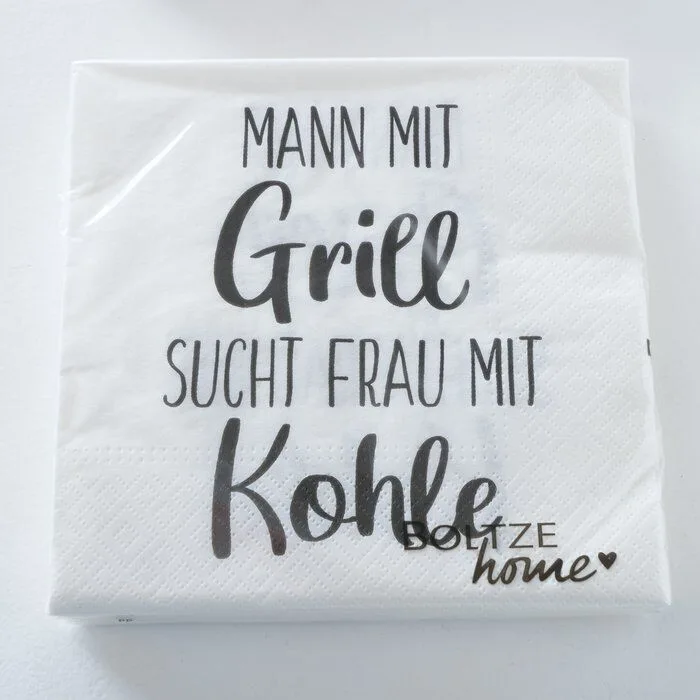 Einzelbild-dcxXrrPq-large Serviette Grillen weiß 20 Stück