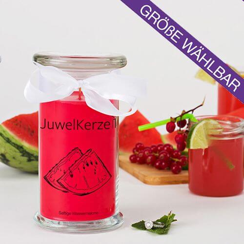 JuwelKerze Saftige Wassermelone (Ring) 380g