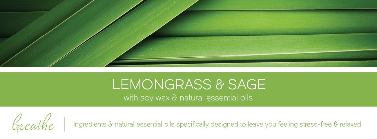 BREATHE Lemongrass & Sage 411g (3-Docht)