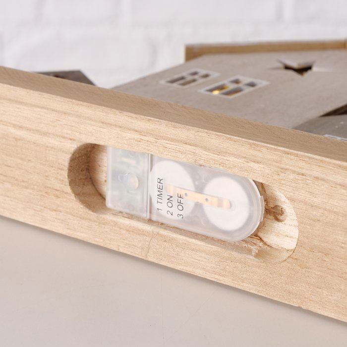 Dekoaufsteller Houses LED Variante 2