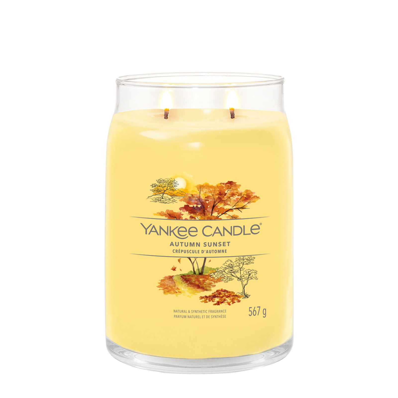 Autumn Sunset Signature Large Jar 567g 2-Docht