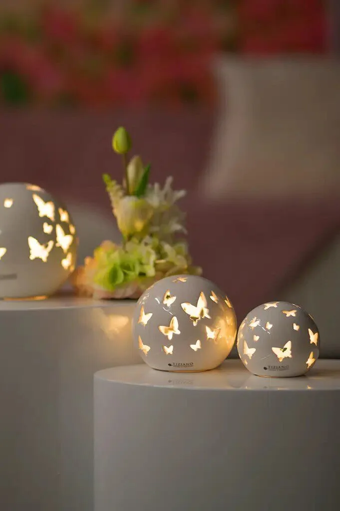 ciliana-lichtkugel-weiss-creme-LED Lichtkugel Ciliana 10cm LED cremeweiß