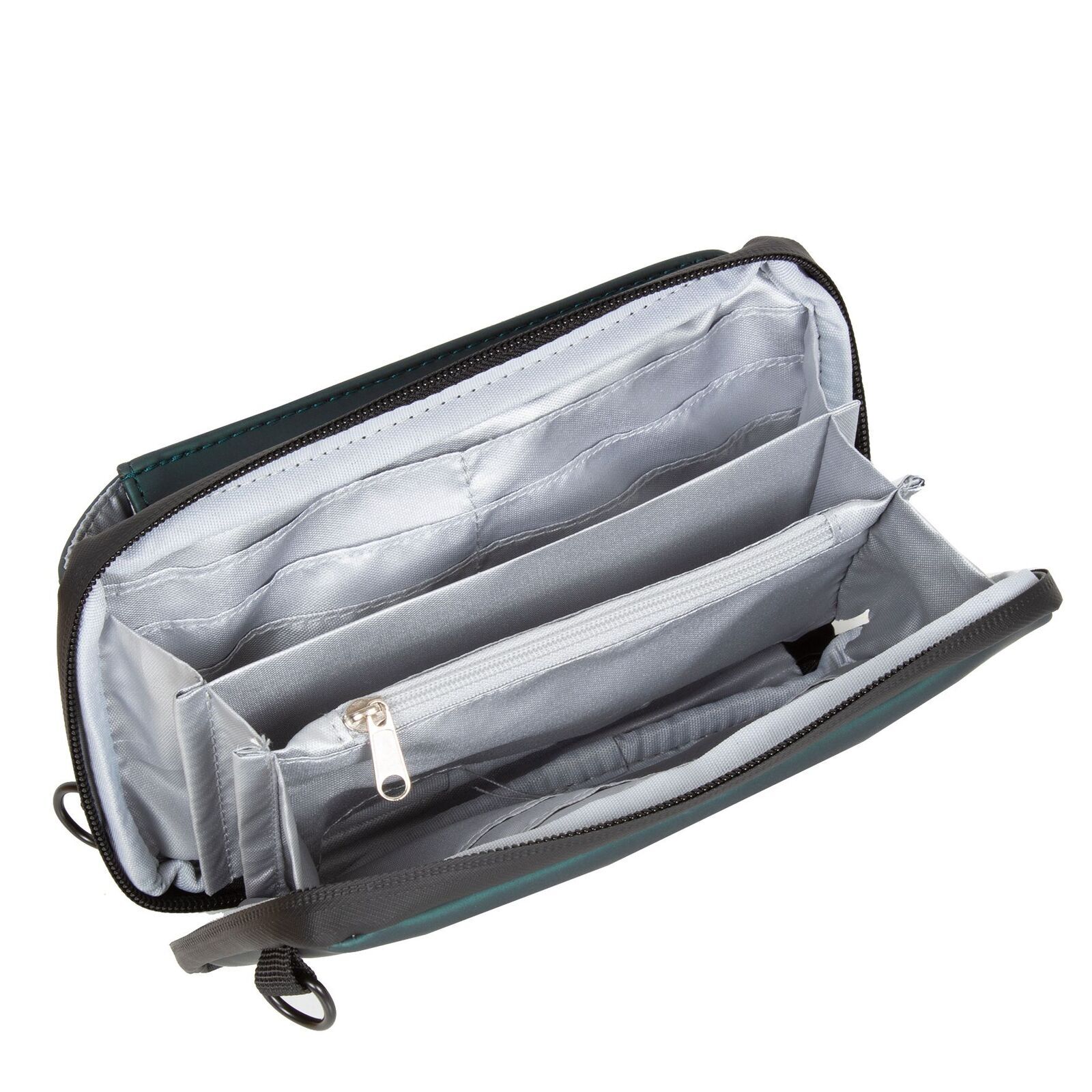 QzzxP1TY Mart - Cincinatti Handytasche mit Geldbörse grün metallic