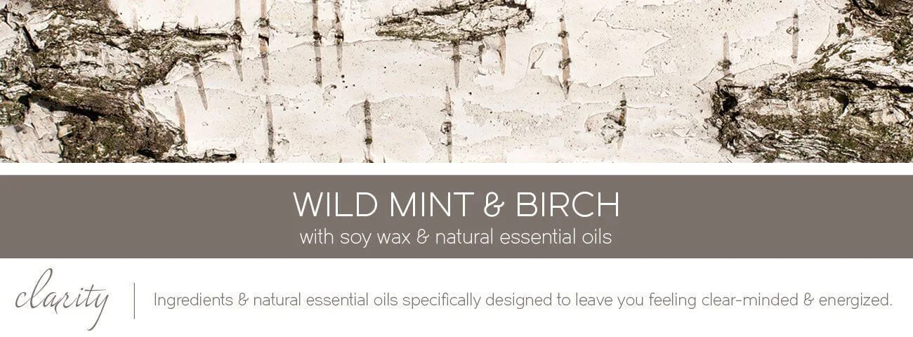 Wild-Mint-_-Birch-Fragrance-Banner CLARITY Wild Mint & Birch 411g (3-Docht)