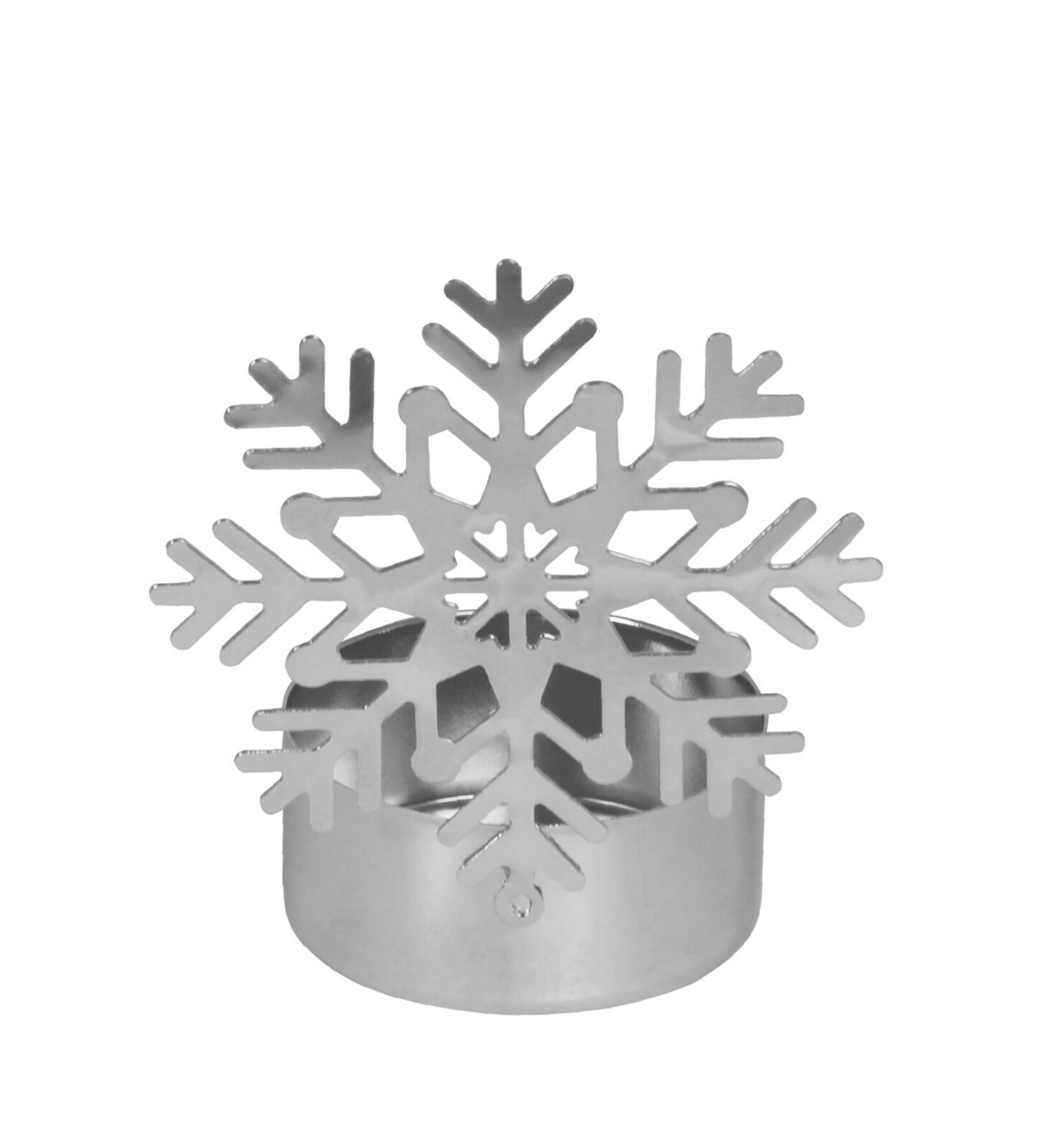 809026797 Teelichthalter Vano Flocke silber