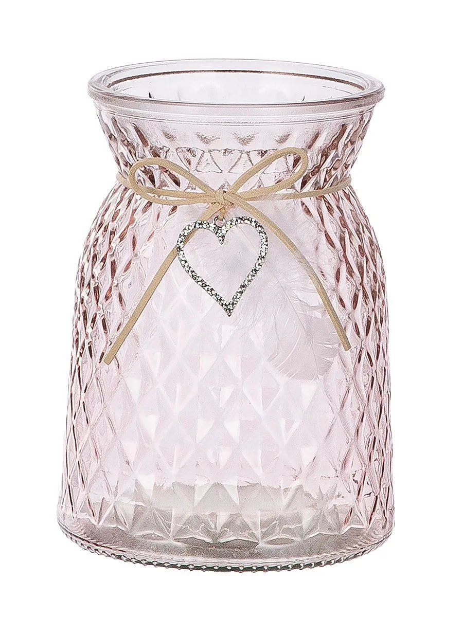 Windlicht Canel 16cm rosa Krug, Töpferei, Vase