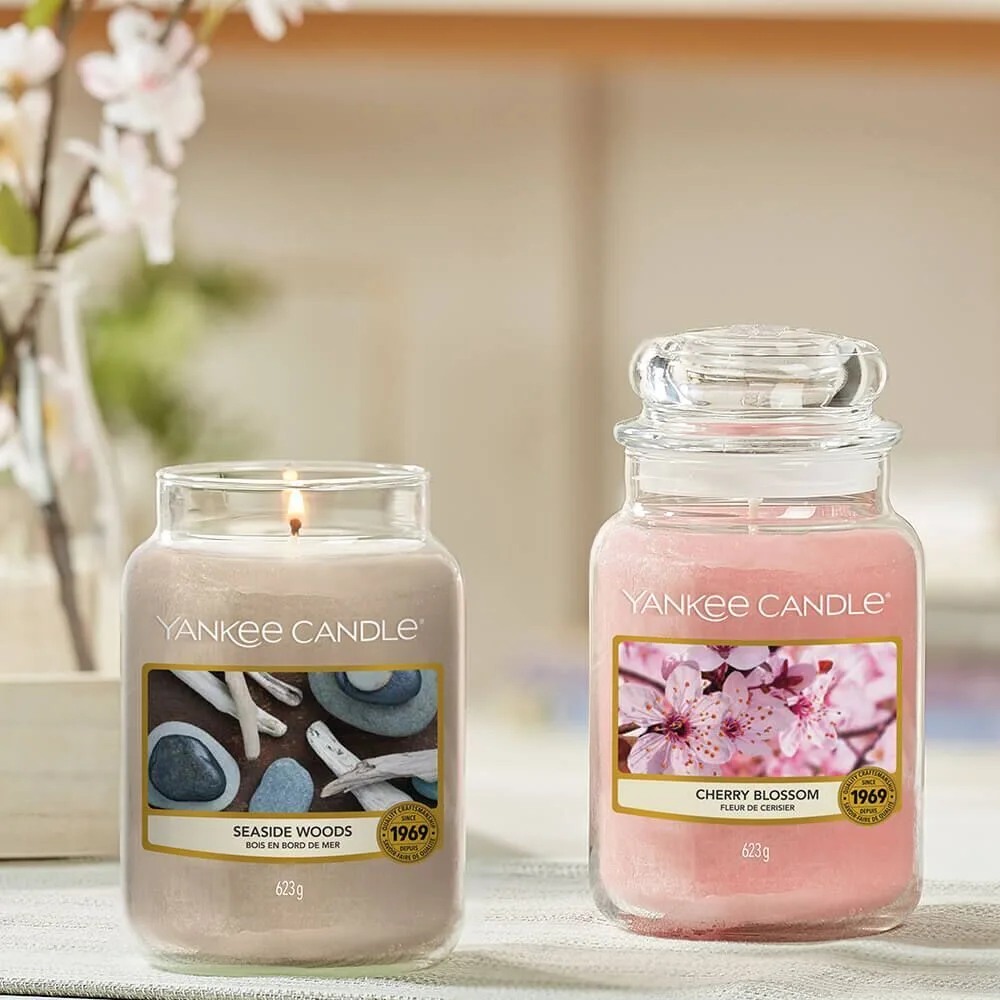 FOM-YC-Seaside-Woods-Cherry-Blossom Seaside Woods 623g & Cherry Blossom von Yankee Candle