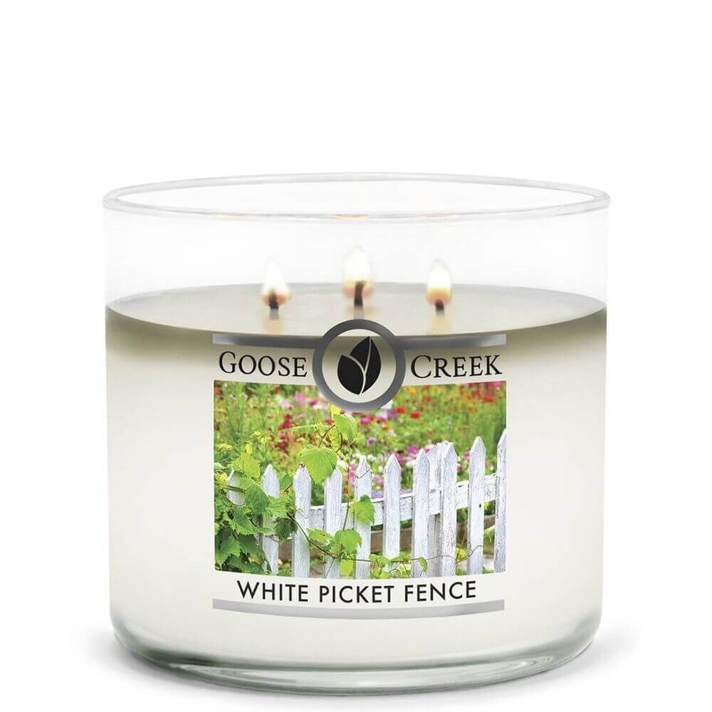 white-picket-fence-3-docht-kerze-411g White Picket Fence 411g von Goose Creek Candle