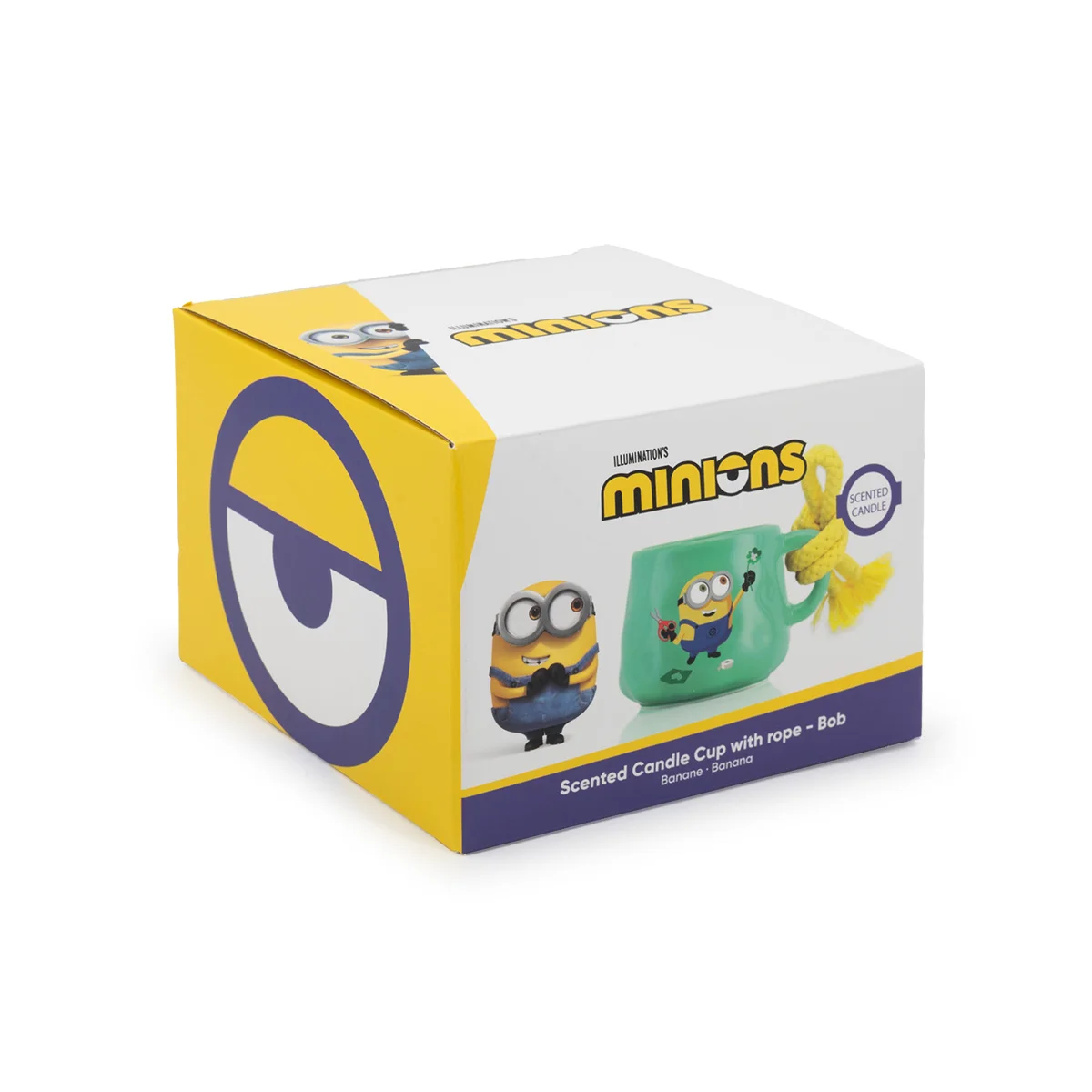 Bob - Minions™ Duftkerze 200g in Tasse mit Kordel Bob - Minions™ Duftkerze 200g in Tasse mit Kordel