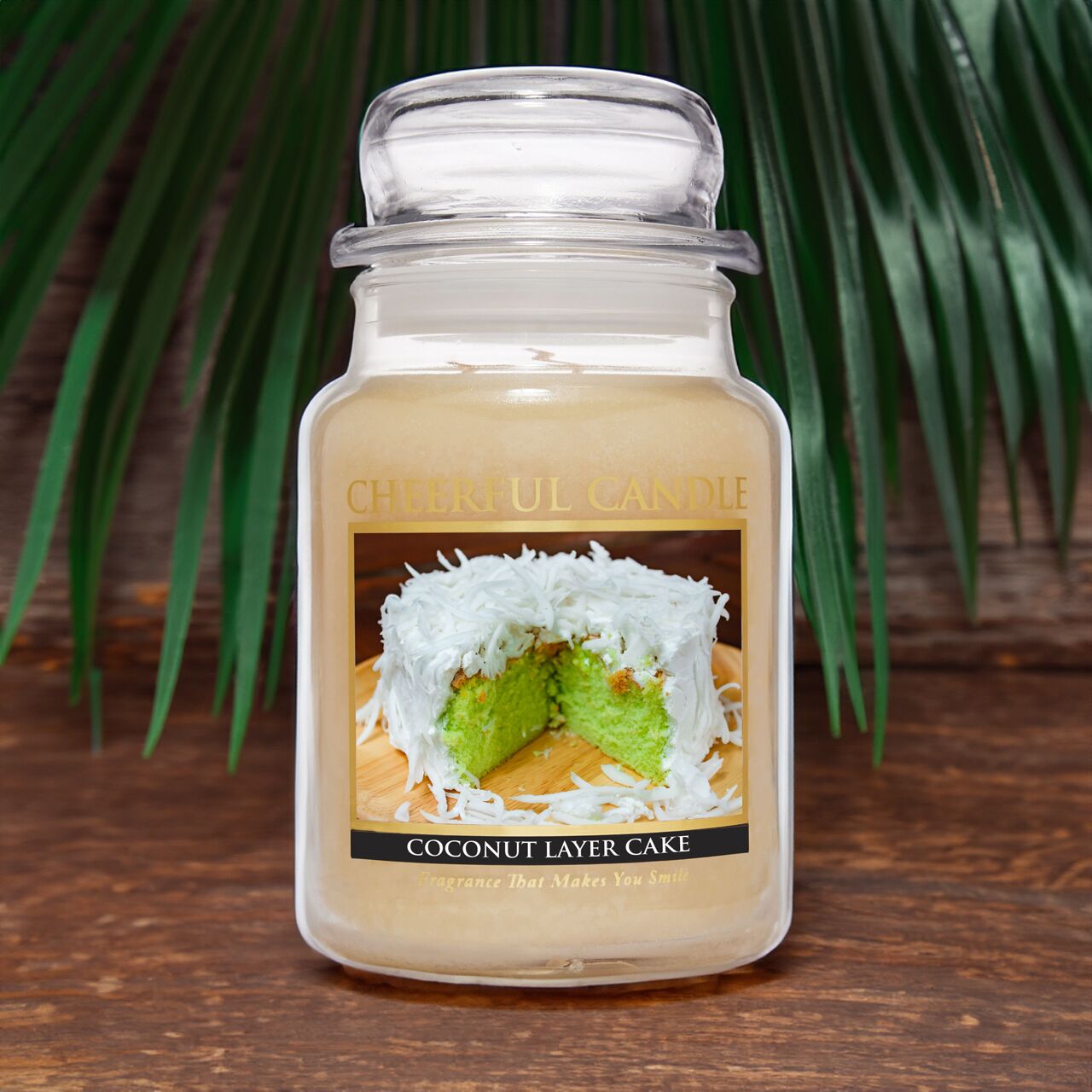Cheerful-Candle-Coconut-Layer-Cake Coconut Layer Cake 680g