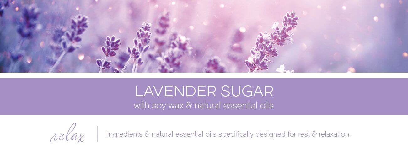 RELAX Lavender Sugar 411g (3-Docht)