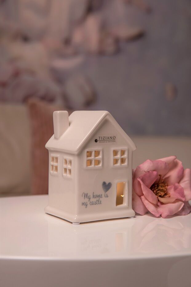 Portofino-My-home-is-my-castle Haus Portofino 12cm My Home LED creme