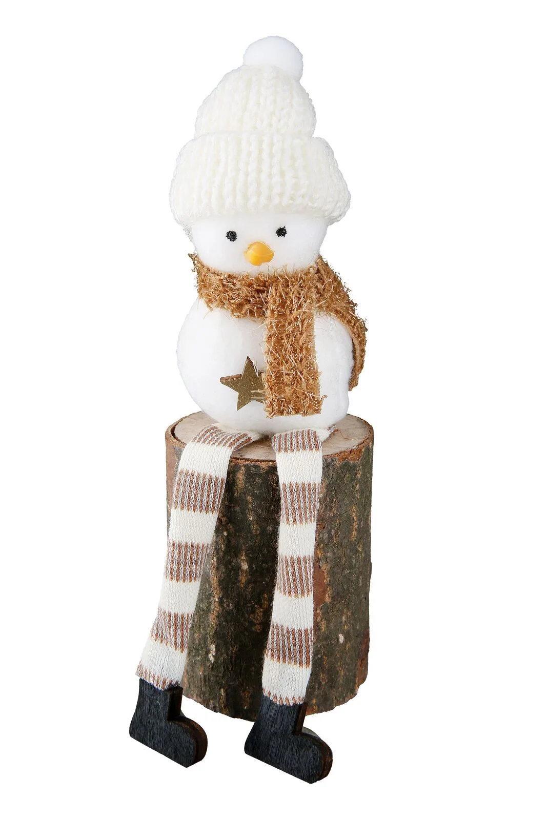 Deko Figur Schneemann Simon 16cm 2-fach sortiert Draußen, Natur, Schnee, Schneemann, Winter