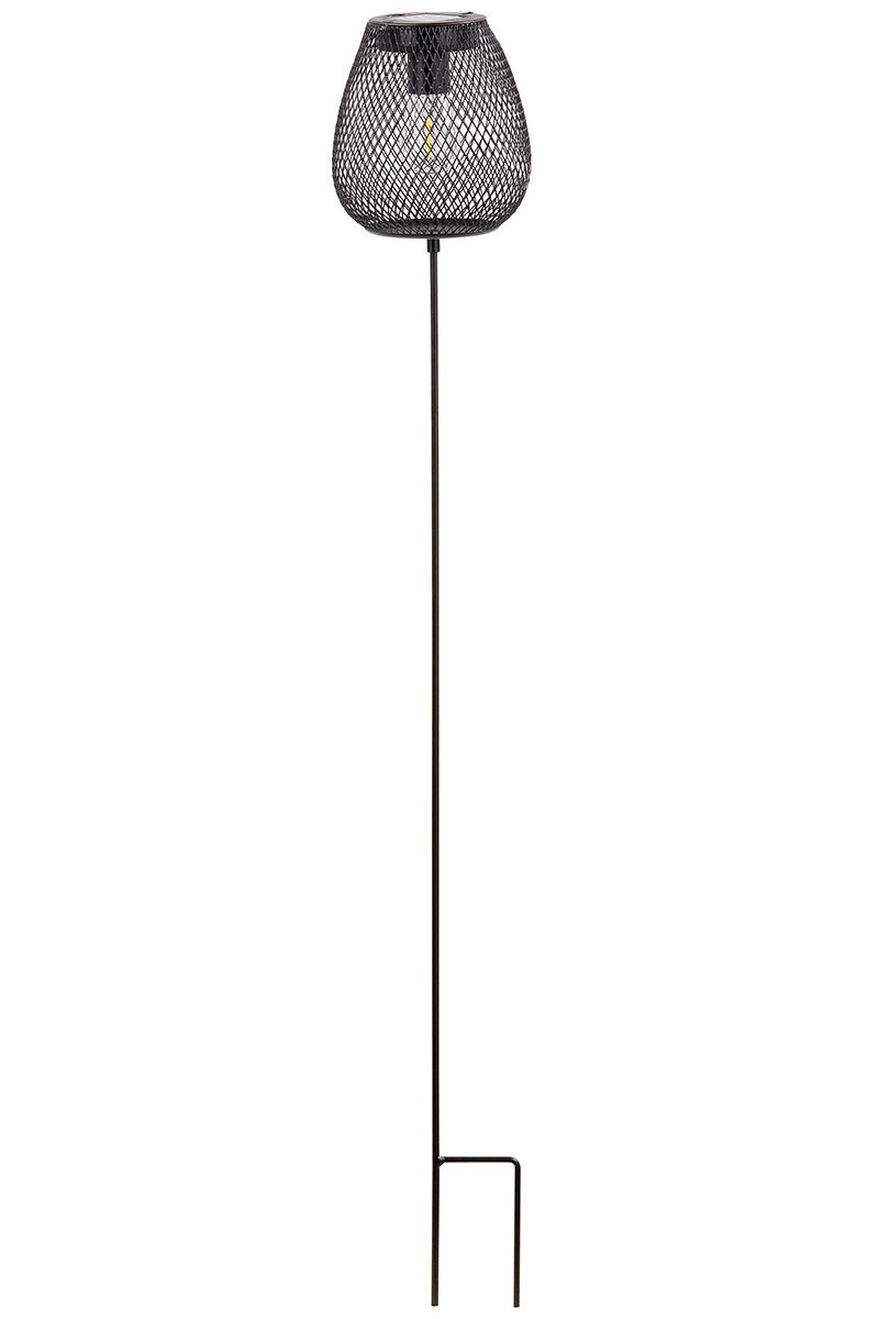 Solarlampe Meshy mit Gartenstecker schwarz