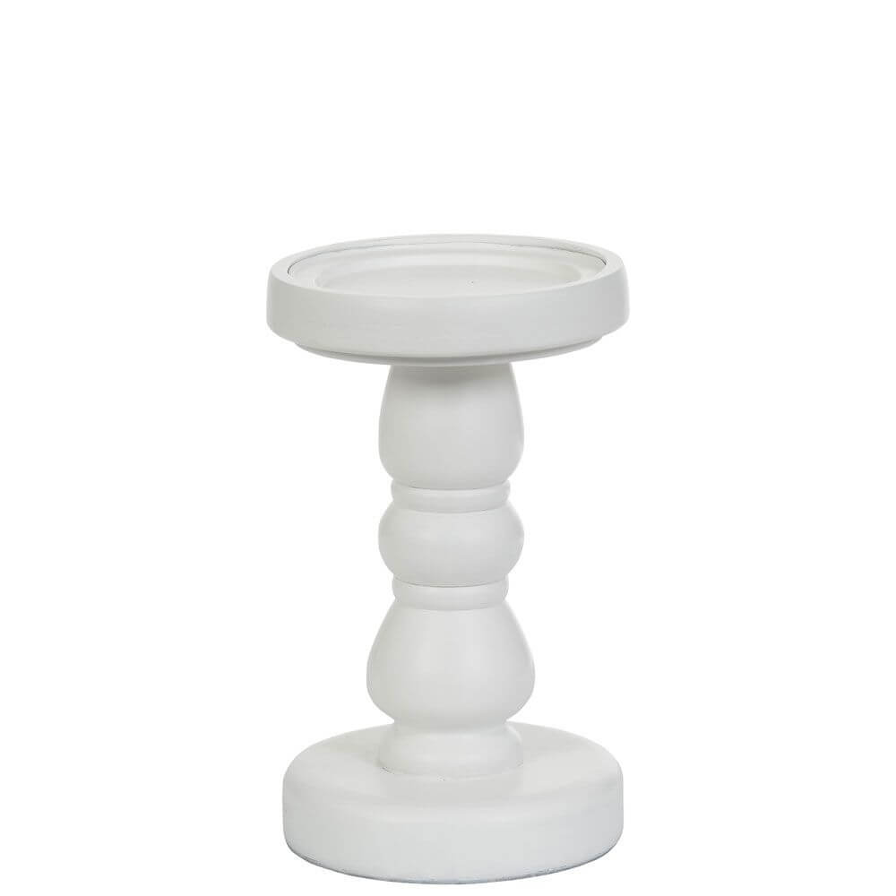 Yankee Candle White Wood Candle Stands mittel