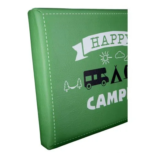 Sitzpolster Happy Camper grün Sitzpolster Happy Camper grün