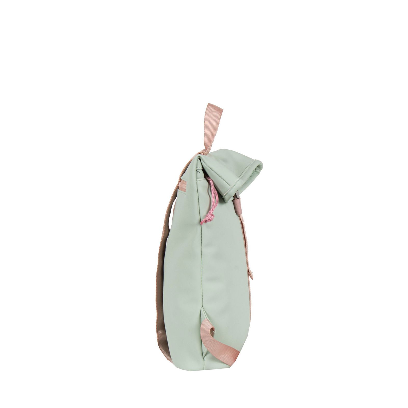 Tim - Los Angeles Rolltop Mini Rucksack minzblau/hellrosa